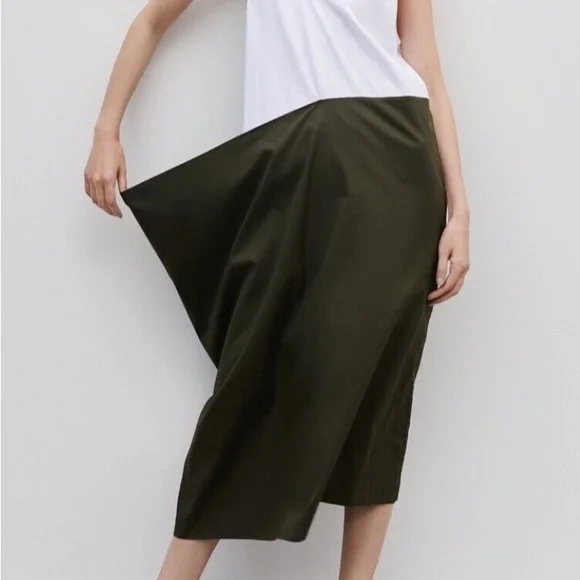 Zara COMBINATION POPLIN DRESS - Picture 5 of 9